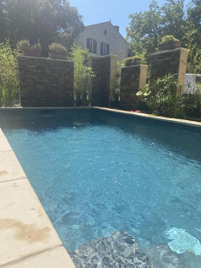 La Suite De Charme Du Mas De La Fontaine De Jonquier Avec Spa Privatif Séguret Exterior foto