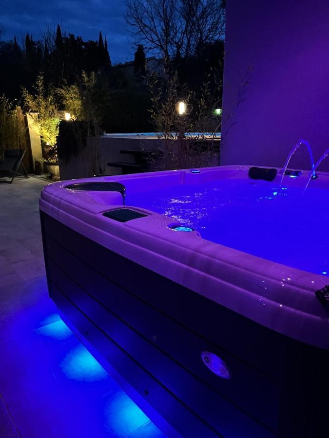 La Suite De Charme Du Mas De La Fontaine De Jonquier Avec Spa Privatif Séguret Exterior foto