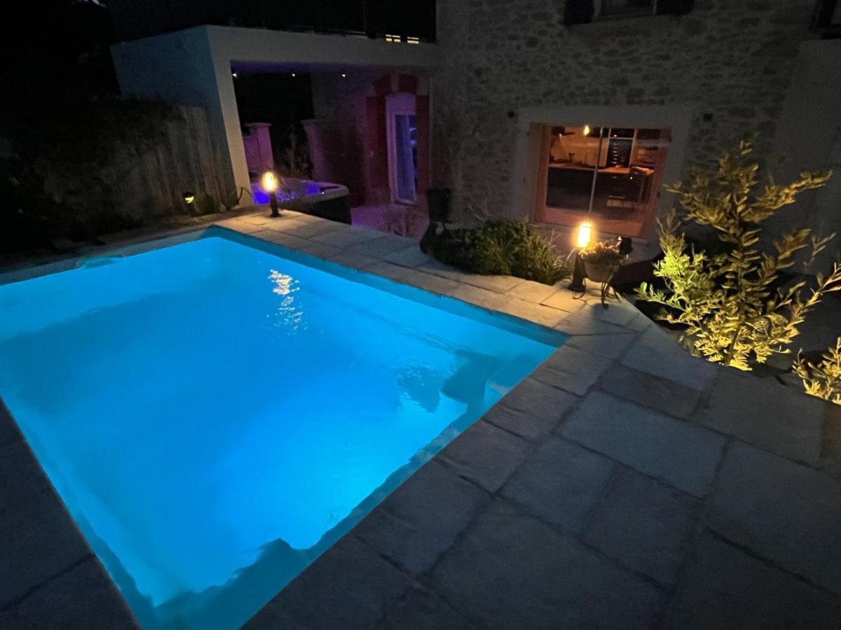 La Suite De Charme Du Mas De La Fontaine De Jonquier Avec Spa Privatif Séguret Exterior foto